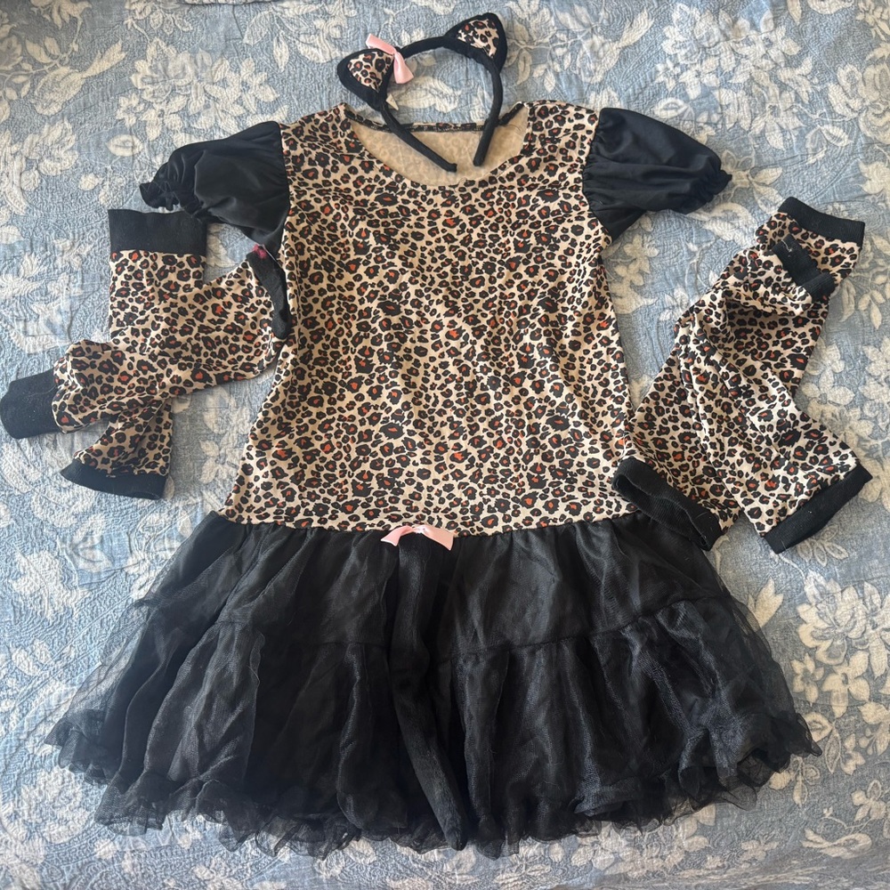 Leopard Costume with Black Tulle Skirt